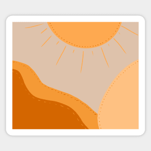 Sunshine meditation Sticker